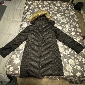 Women’s Long Black Winter Coat